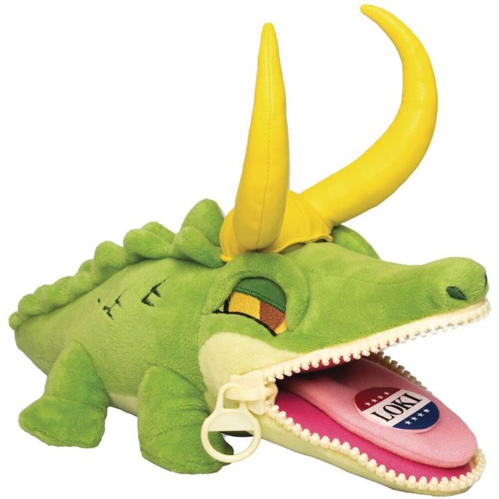 Quantum Mechanix QMx - Marvel - Alligator Loki Zippermouth Plush  COLLECTIBLES
